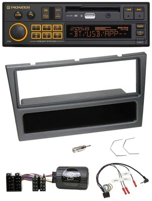 Pioneer DAB Lenkrad USB Bluetooth Autoradio für Opel Agila Corsa C Omega schwarz - Bild 1 von 4
