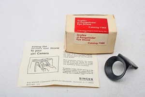 Graflex XL Rangefinder Eye-Shield cup Plastic-Rubber EyeCup+BOX+7360++UnCommon - Picture 1 of 13