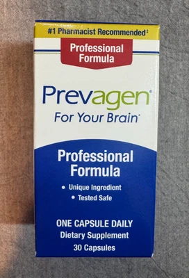 PREVAGEN Professional Formula For Brain 30 Capsules Apoaequorin 40mg BRAND NEW - Image 1 of 4