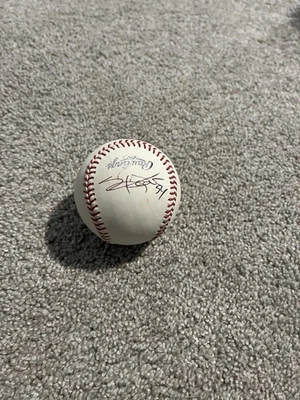 Autógrafo de béisbol Sergio Romo Foto 1 de 2
