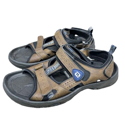 Footjoy Golf Sandals Men’s Size 13 Brown Shoes Soft Spikes Aztec Straps - Image 1 of 4