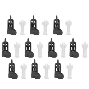 10Pcs Plastic Mounting Clip for 4 Way CPU Coolers CPU Heatsink Cooler Fan V3D8 - Afbeelding 1 van 10