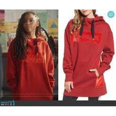 Adidas x Ivy Park Hoodie Dress Womens Size Medium Red Beyonce ASO Celebrities - Image 1 of 4
