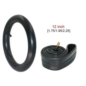12 Bike Bicycle Rubber-Inner-Tube 12X1.75/2.125 Straight-Schrader Valve Butyl - Picture 1 of 12