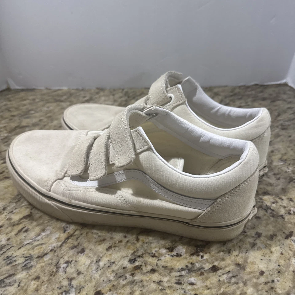 ZAPATO VANS OLD SKOOL V GAMUZA LONA MALVAVISCO/TURTLEDOVE Hombre 8/Mujer 9.5 Foto 1 de 4