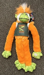 NEW Mohawk Monkey 24” Orange Hangry Dinosaur Plush Stuffed Animal Kipp - Picture 1 of 7