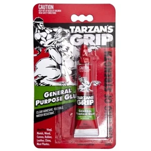 Tarzan's Grip General Purpose Glue 30ml for Vinyl Metal Wood Canvas Rubber etc - Picture 1 of 1