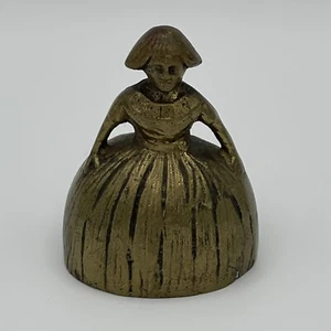 Vintage Brass Lady Woman Bell Victorian Dress - Picture 1 of 6