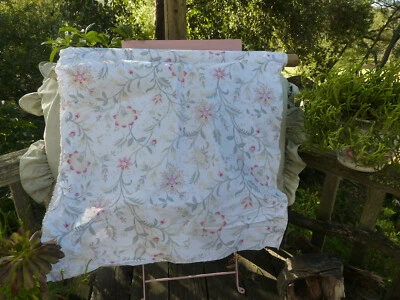 Rachel Ashwell Shabby Chic Indigo 花卉府绸法国新艺术罂粟花 BTY  — 第 1/4 张图片