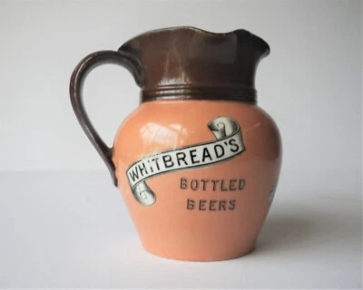 c.1900 Whitbreads Pub Jug Whitbreads Bottled Beers O110 Good Condition - Image 1 of 4