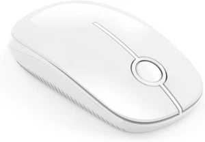 MagoFeliz Wireless Silent Mouse, 2.4GHz Mouse White + USB Receiver - Picture 1 of 2