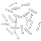 20 Pcs Practical Vertical Blind Repair Tabs POM Valance Clips  Curtain