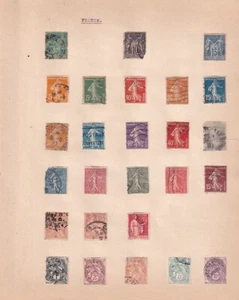 FRANCE.... Collection of 35 used early stamps - Bild 1 von 2