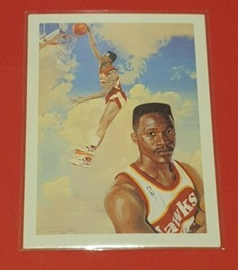 1990-91 Hoops Dominique Wilkins Card - Atlanta Hawks