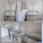9 Piece Furniture Set: Dresser, Mirror, Chair, 2 Chests, 2 Side Tables & 2 Lamps