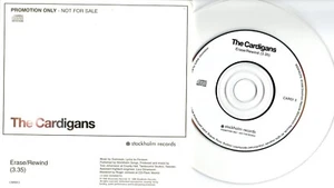 PROMO-THE CARDIGANS ERASE/REWIND CD Single Card Sleeve STOCKHOLM RECORDS - Bild 1 von 1