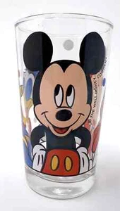 Walt Disney Mickey & Minnie Mouse Pato Donald 5" Alto Jugo Vidrio Ancla Hocking - Imagen 1 de 6