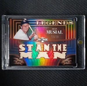 2013 Topps Triple Threads #TTRL-SM Stan The Man Musial Game Worn Memorabilia /36 - Picture 1 of 2