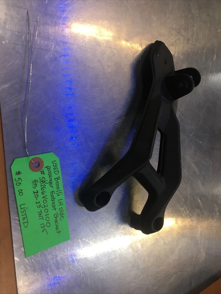 Benelli TNT 135 LH Side Passenger Footrest Bracket #58266V020100 - Image 1 of 1