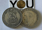 One Shilling 1932 Sterling Silver .500 George V - Coin Scarce  Silver Coin