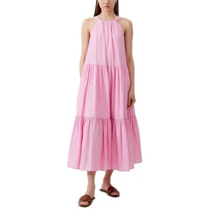 French Connection Womens Aleska Black Tie Back Maxi Summer Sundress M BHFO 3656 - Picture 1 of 1