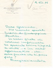 ANNA D'ORLEANS SAVOIA AOSTA AUTOGRAFO ORIGINALE HAND SIGNED