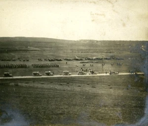 WWI Truppen sammeln an die Front Frankreich alter Schnappschuss 1916 - Bild 1 von 3