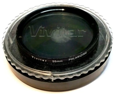 Vivitar 55mm Filter Polarizing Polar PL linear low profile for wide angle Japan - Image 1 of 4
