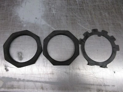 ROCKWELL M35A2 MILITARY 2.5 TON AXLE NUT SET WITH LOCK WASHER SPINDAL KIT - Image 1 of 4