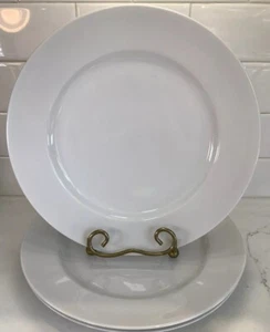 3- Wedgwood Emeril Super White Micaceous Herbaceous Dinner Plates 11.5” - Picture 1 of 11