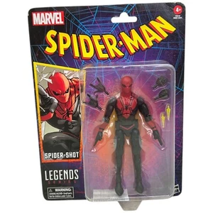Marvel Legends Spider-Man Retro Spider-Shot 6" Action Figure 2024 Hasbro New - Picture 1 of 6