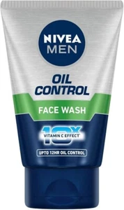 Nivea Men Oil Control Face Wash for 12 hrs for oily skin 10x Vitamin C 100 ml - Picture 1 of 1