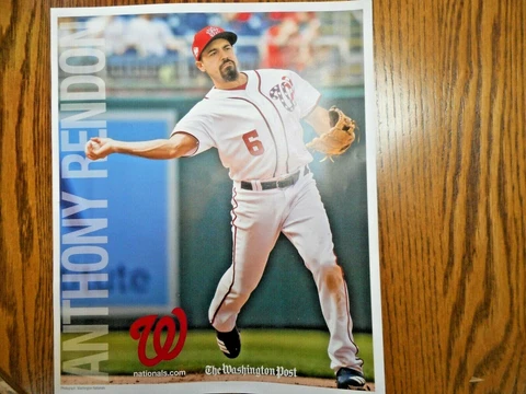 Anthony Rendon POSTER 10"x12" Washington Post NATS NATIONALS MLB Smoke-free Cover