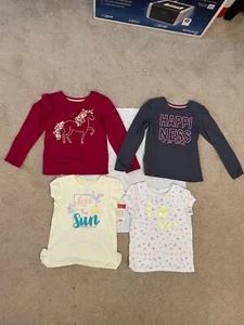 Girls Lot of 4 shirts (2 short/2long sleeve) 365Kids from Granimals Y : Size: 6  - Picture 1 of 10