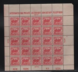 630 VF-XF White plains sheet OG lightly hinged nice color cv $ 300 ! see pic ! - Picture 1 of 1