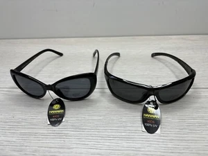 West Coast Polarized Sunglasses Children's Girl & Boy 2 Pair Black NEW w Tags - Picture 1 of 11