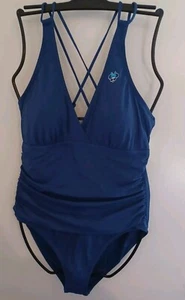 Disney Minnie Mouse Women’s Blue Swimsuit Size XXL. Padded, Adjustable Straps - Picture 1 of 4