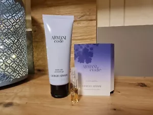 Luxusproben Giorgio Armani Code Shower Gel & Parfum Probe set - Bild 1 von 3