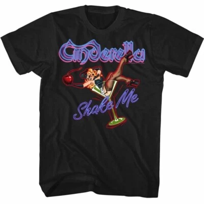 CINDERELLA Band T-Shirt New SHAKE ME Metal Music Merch Black Cotton - Image 1 of 3