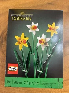 LEGO 40646 Very Rare Black Box Adult Edition 18+ Botanical Collection Daffodils - Picture 1 of 10