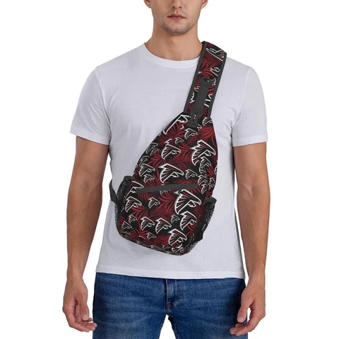Atlanta Falcons Fans Cross Chest Bag Diagonally Travel Full Print Backpack Cover