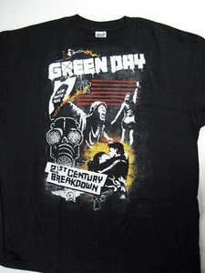 GREEN DAY 21st Century Breakdown Official 2009-2010 Tour T-Shirt 2X-Size NEW - Picture 1 of 4