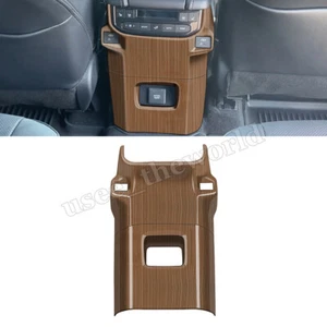 Cubierta de ventilación de aire acondicionado trasero grano madera para Toyota Grand Highlander 2024-2025 - Imagen 1 de 7