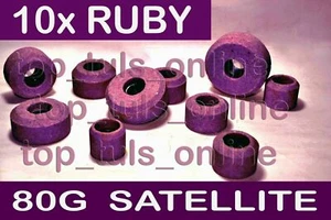 10x RUBY VALVE SEAT GRINDER STONE BLACK & DECKER 80 GRIT MEDIUM STEEL BUSH - Picture 1 of 1