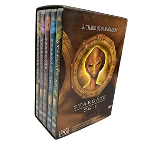 STARGATE SG-1 Complete Season 2 Box Set. Richard Dean Anderson Reg 4 Very Good - Picture 1 of 23