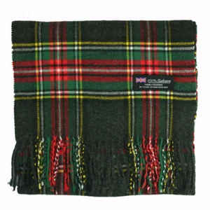 Mens Royal Stewart SCOTLAND 100% CASHMERE Scarf Winter Scarves Check Plaid Wool - Picture 1 of 24