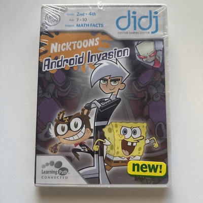 LeapFrog Didj Custom Learning Game Nicktoons - Grades 2-4 Android Invasion-1 NIB - Image 1 of 2