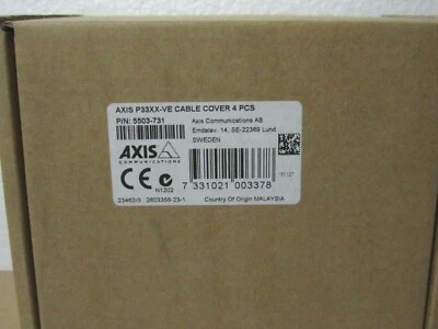 Axis 5503-731 P33XX-VE 4-Pack Cable Covers [CTSA] - Image 1 of 4
