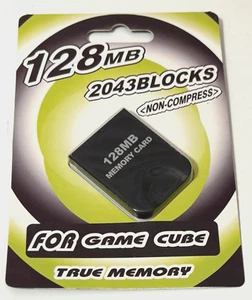128MB Memory Card for Nintendo GameCube NGC / Wii - Brand New - Picture 1 of 2