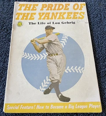 Quadrinhos Loy Gehrig 1949 Pride of the Yankees - Imagem 1 de 4